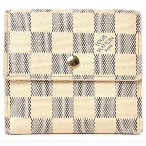 AUTHENTIC Louis Vuitton Damier Azur Elise Wallet